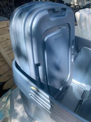 Plastic Storage Tubs Lot