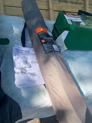 Camping Lot - 2 Chairs - Tent - Collapsing Side Table