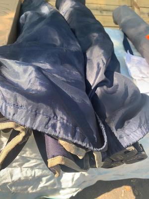 Camping Lot - 2 Chairs - Tent - Collapsing Side Table