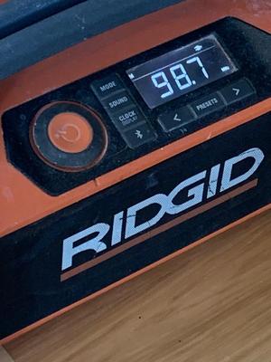 Rigid Battery Pack Job Site Tough Radio