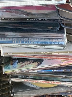 CD Rack w Assorted Music