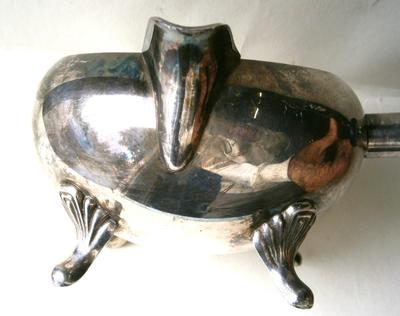 Handled Silverplate Gravy Boat by Poole Silver Co
