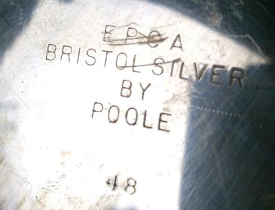 Handled Silverplate Gravy Boat by Poole Silver Co