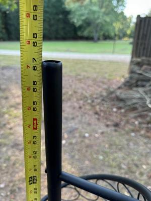 Metal Scarf / Accessories Rack 67” Tall