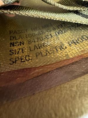 VTG PASGT: Personnel Armor System for Ground Troops / Ballistic Helmet with Shield