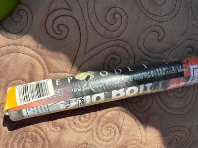 Vintage 1999 Star Wars Original Episode I Pod Race Poster (Sealed 1809 SW Pod Race)