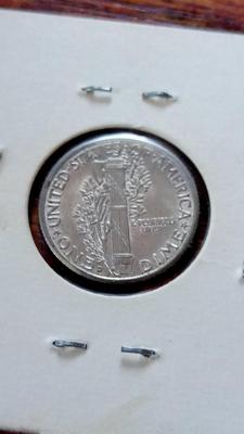 LOT 141 - UNC SILVER MERCURY DIME