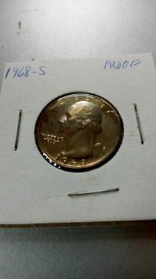 LOT 144 - 1968-S PROOF QUARTER