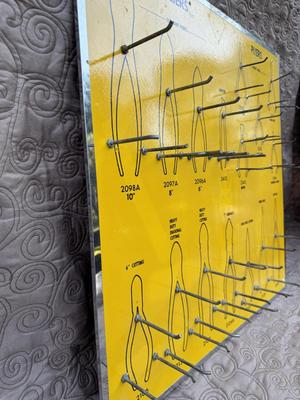 Rare Pliers Board 2 Ft x 2 Ft