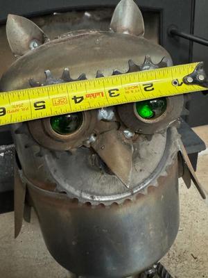 Steam Punk Large Heavy Metal Owl