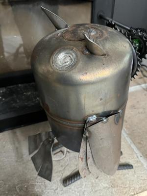 Steam Punk Large Heavy Metal Owl