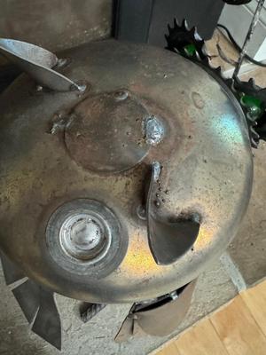 Steam Punk Large Heavy Metal Owl