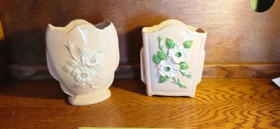 Two Vintage Hull Vase