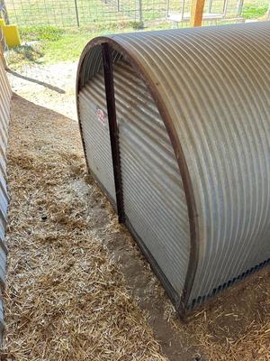 GALVANIZED PORT-A-HUT SHELTER
