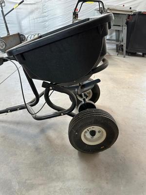 AGRI-FAB PULL BEHIND SEEDER/SPREADER