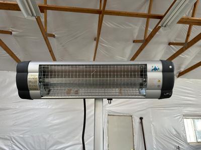 UFO ELECTRIC HEATER WITH TELESCOPIC ADJUSTABLE STAND