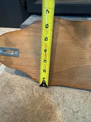 VTG WEKSLER Industrial Thermometer NYC w/ Custom Wall Mount