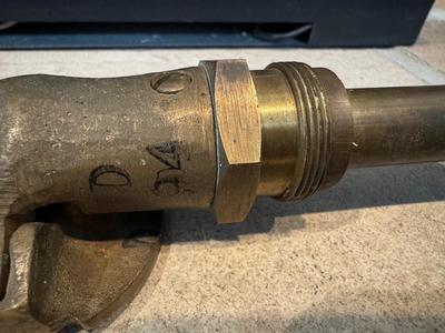 VTG WEKSLER Industrial Thermometer NYC w/ Custom Wall Mount