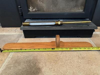 VTG MANOTHERM - ROTTERDAM Thermometer w/ Custom Wooden Wall Mount