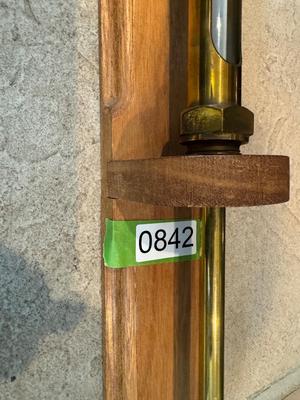 VTG MANOTHERM - ROTTERDAM Thermometer w/ Custom Wooden Wall Mount