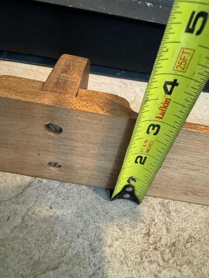 VTG MANOTHERM - ROTTERDAM Thermometer w/ Custom Wooden Wall Mount