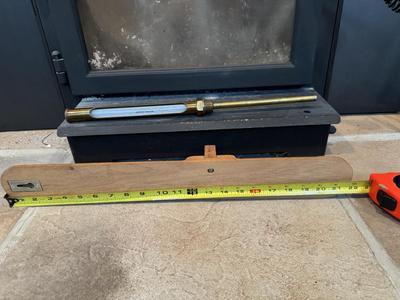 VTG MANOTHERM - ROTTERDAM Thermometer w/ Custom Wooden Wall Mount