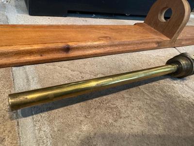 VTG MANOTHERM - ROTTERDAM Thermometer w/ Custom Wooden Wall Mount