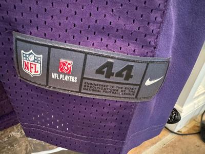 Terrell Suggs Baltimore Ravens Autographed On Field Nike NFL Jersey w/ COA Sz 44