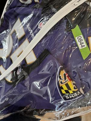 Terrell Suggs Baltimore Ravens Autographed On Field Nike NFL Jersey w/ COA Sz 44