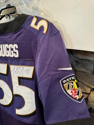 Terrell Suggs Baltimore Ravens Autographed On Field Nike NFL Jersey w/ COA Sz 44