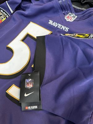 Terrell Suggs Baltimore Ravens Autographed On Field Nike NFL Jersey w/ COA Sz 44