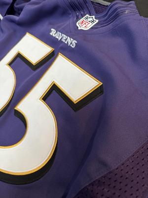 Terrell Suggs Baltimore Ravens Autographed On Field Nike NFL Jersey w/ COA Sz 44