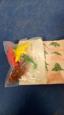 LOT 177 TWO OLD SINCLAIR PACKS OF DINASOR
