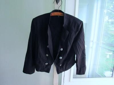Women's Black Short Blazer, White House Black Market, Size 14