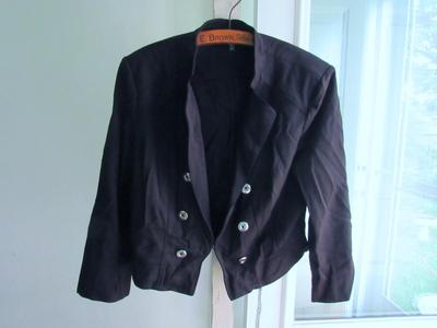 Women's Black Short Blazer, White House Black Market, Size 14