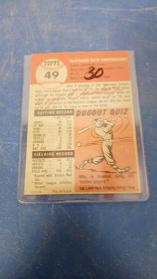 LOT 178 EARLY THRONEBERRY BASEBALL CARD