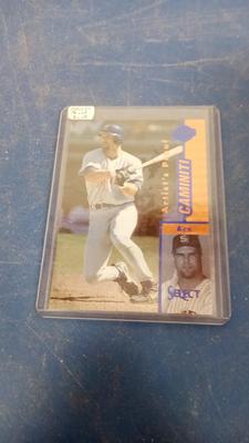 LOT 181 KEN CAMINITI SELECT BASEBALL CARD