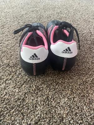 ADIDAS CLEATS & SHIN GUARDS, WILSON SIZE 3 SOCCER BALL AND MORE!