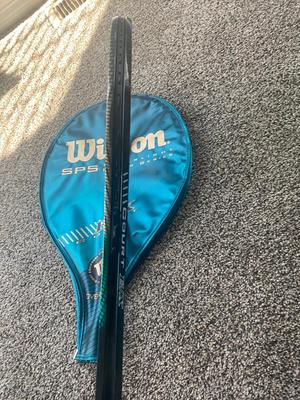 NICE WILSON OVERSIZED TENNIS RACKET, LEISURE MAT, EAST SPORT BACKPACK, FRISBEE AND FOAM FOOTBALL