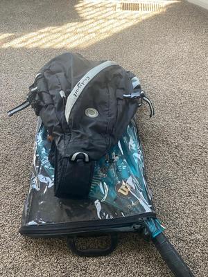 NICE WILSON OVERSIZED TENNIS RACKET, LEISURE MAT, EAST SPORT BACKPACK, FRISBEE AND FOAM FOOTBALL