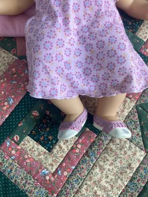 BITTY BABY AMERICAN GIRL DOLL WITH SLEEPING BAG AND A BEAUTIFUL HANDMADE QUILT