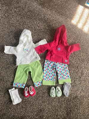 AMERICAN GIRL BITTY BABY MATCHING OUTFITS AND SHOES
