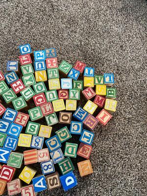 WOODEN ALPHABET BLOCKS