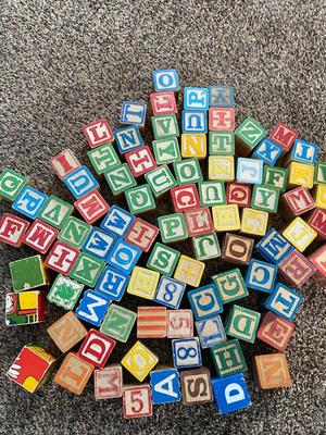 WOODEN ALPHABET BLOCKS