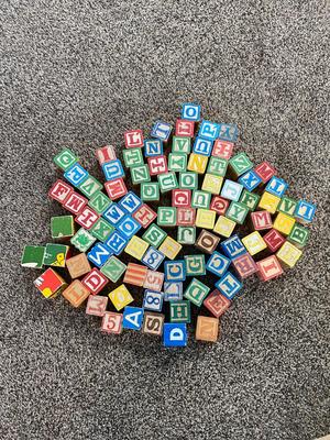 WOODEN ALPHABET BLOCKS