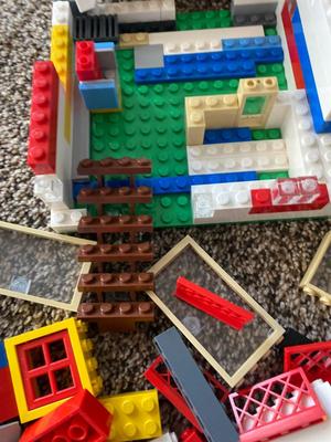 AN AMAZINGLY LARGE LOT OF LEGOS