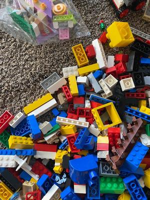 AN AMAZINGLY LARGE LOT OF LEGOS