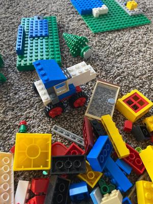 AN AMAZINGLY LARGE LOT OF LEGOS