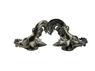 W.B MFG. Co. Silver Plated Roosters (See Details)