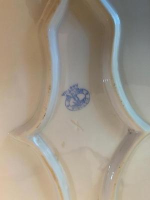 Austrian Porcelain Fish Plate Set
